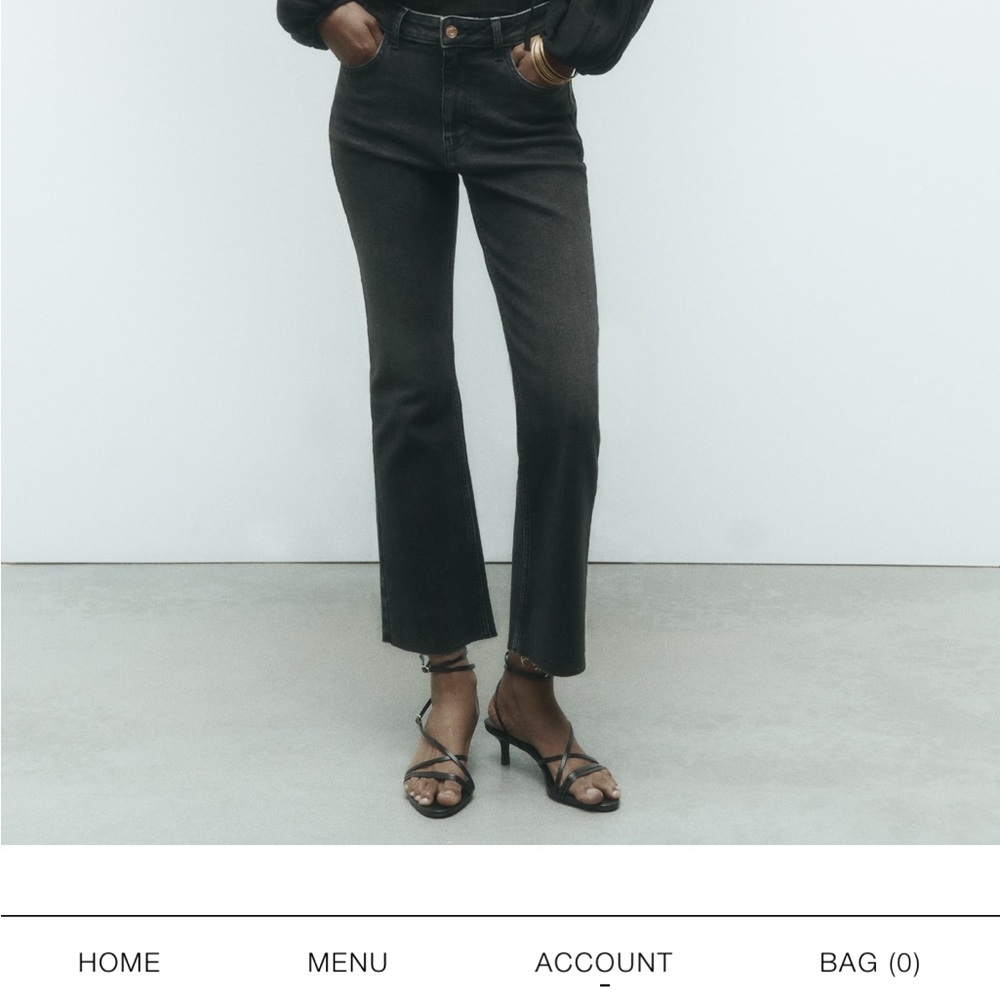 Zara, black jeans
